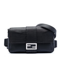 Fendi Leather Selleria Convertible Baguette Satchel