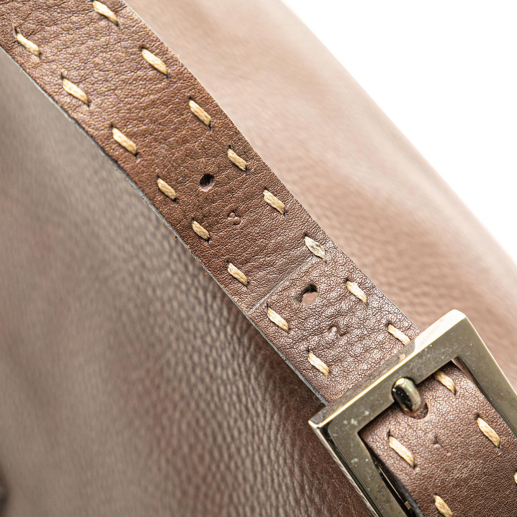 Fendi Leather Selleria Mamma Forever Shoulder Bag