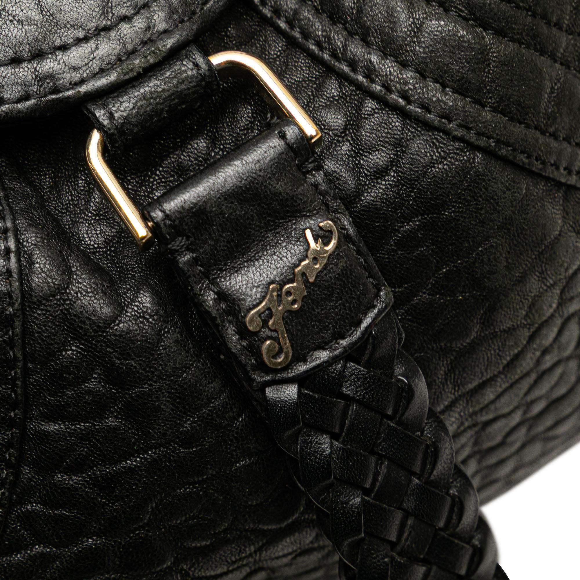 Fendi Leather Spy Handbag
