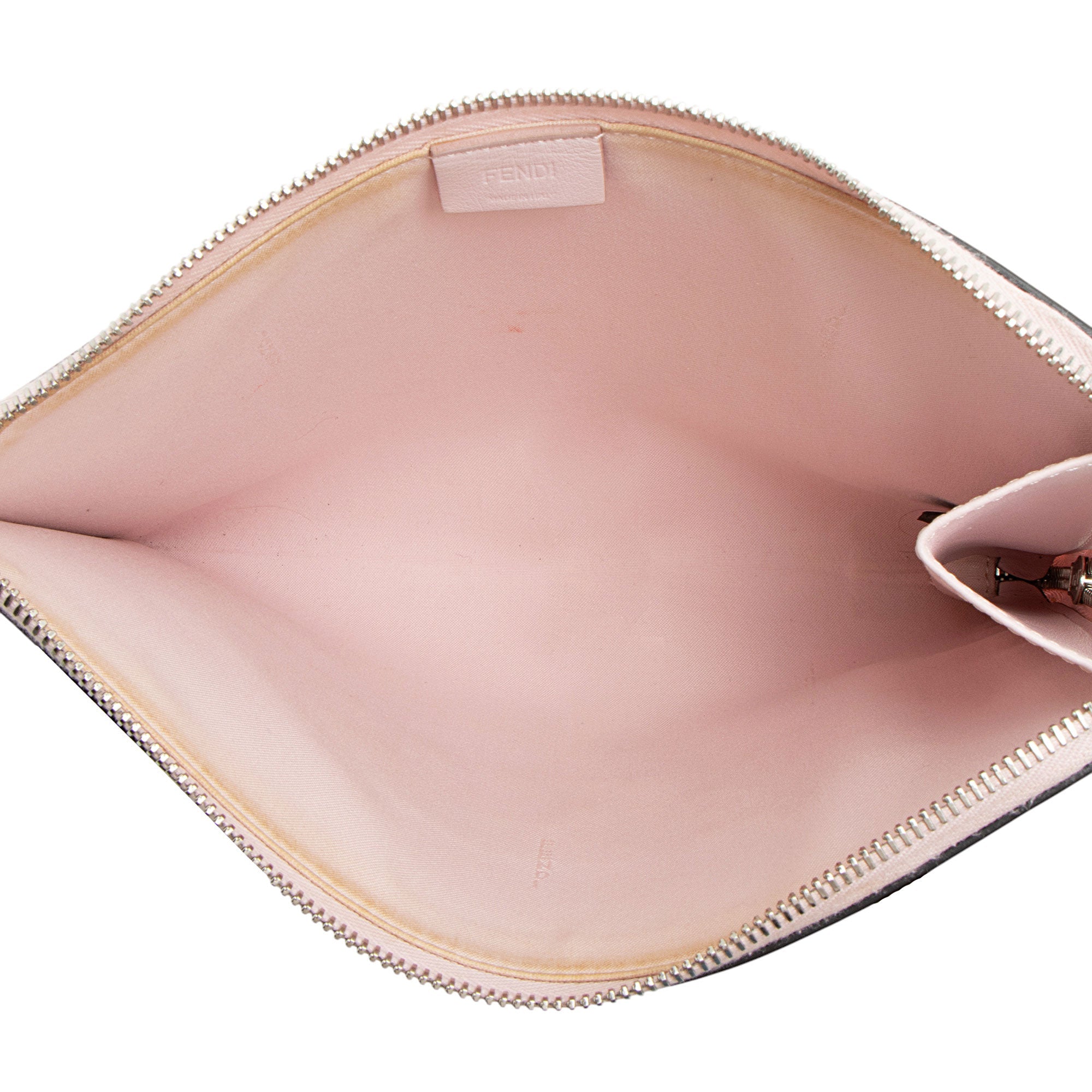 Fendi Leather Studded Fun Fair Clutch