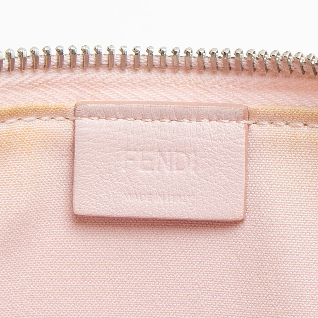 Fendi Leather Studded Fun Fair Clutch