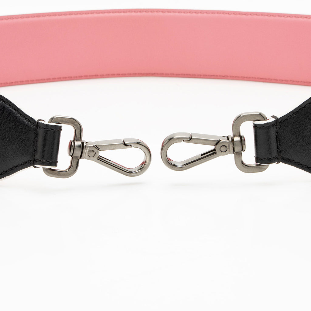 Fendi Leather Studded Fun Fair Strap You Shoulder Strap