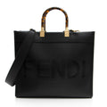 Fendi Leather Sunshine Medium Shopper Tote (SHF-YNCjlf)