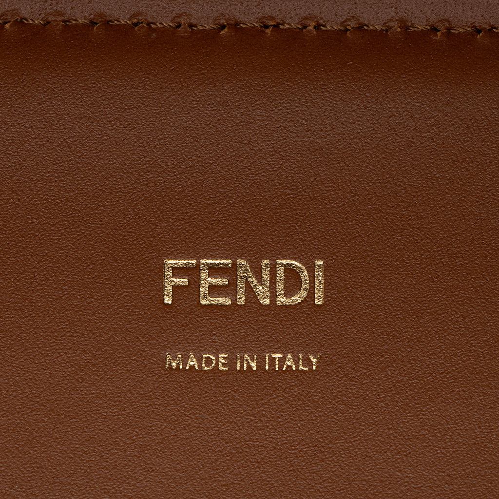 Fendi Leather Sunshine Medium Shopper Tote
