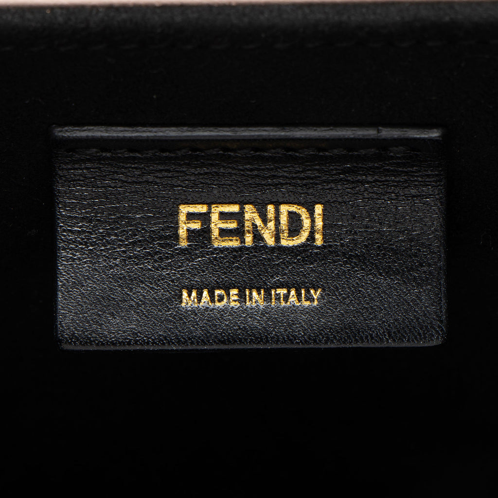 Fendi Leather Vertical Box Shoulder Bag