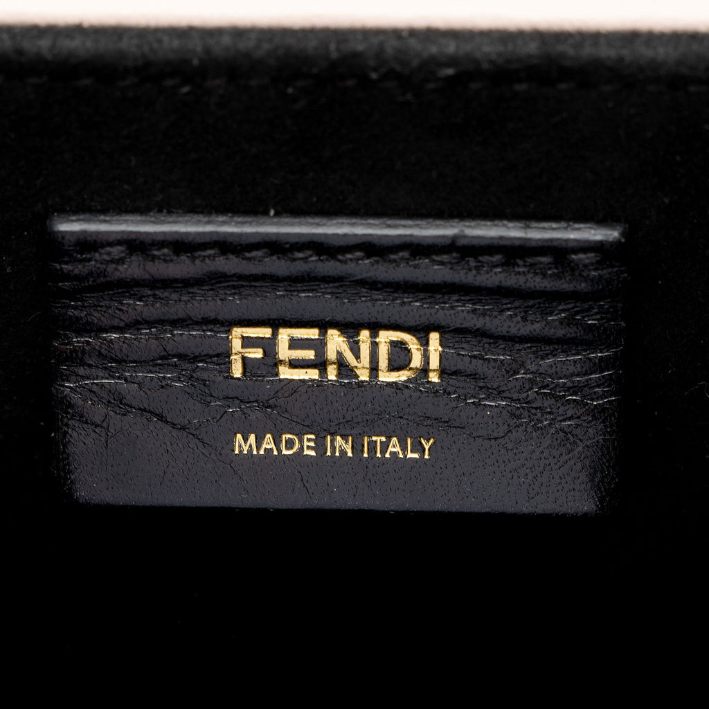 Fendi Leather Vertical Box Shoulder Bag
