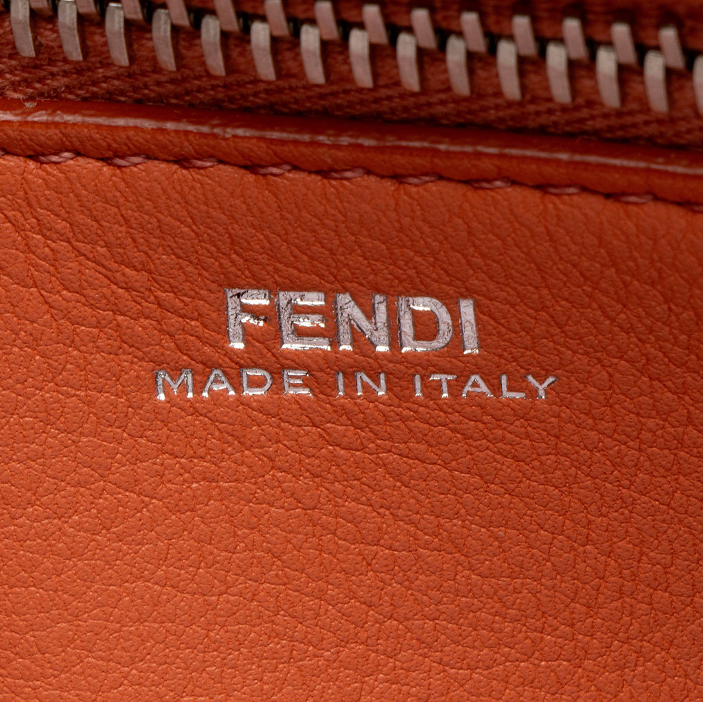 Fendi Leather Waves Dotcom Medium Satchel