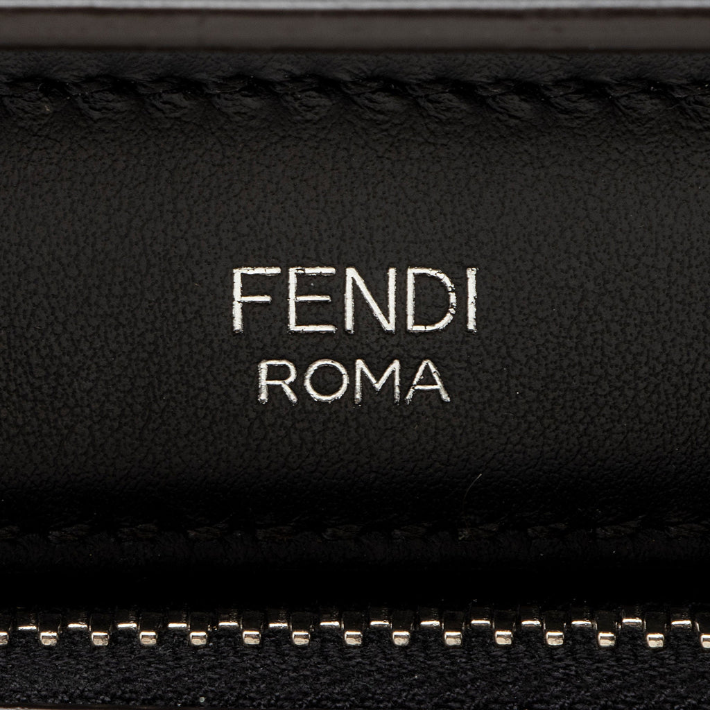 Fendi Leather Waves Dotcom Medium Satchel