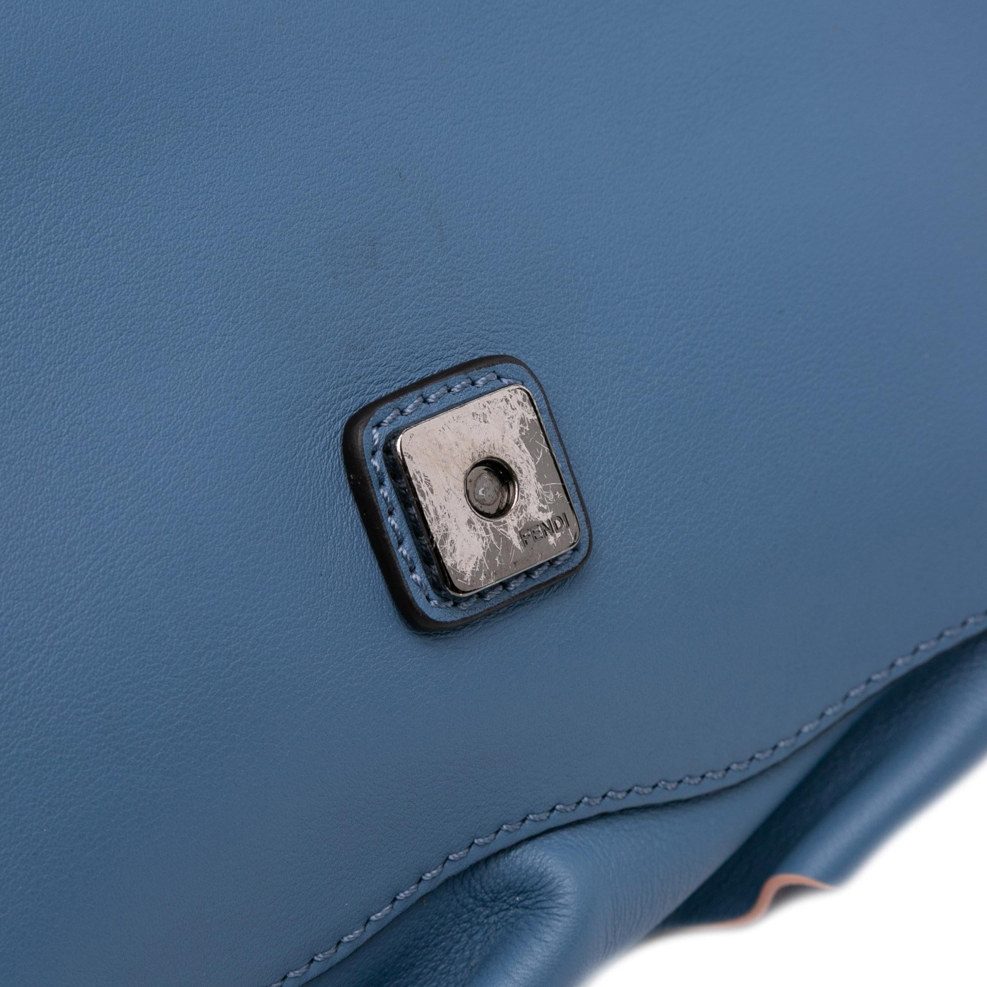 Fendi Medium Calfskin Waves Baguette