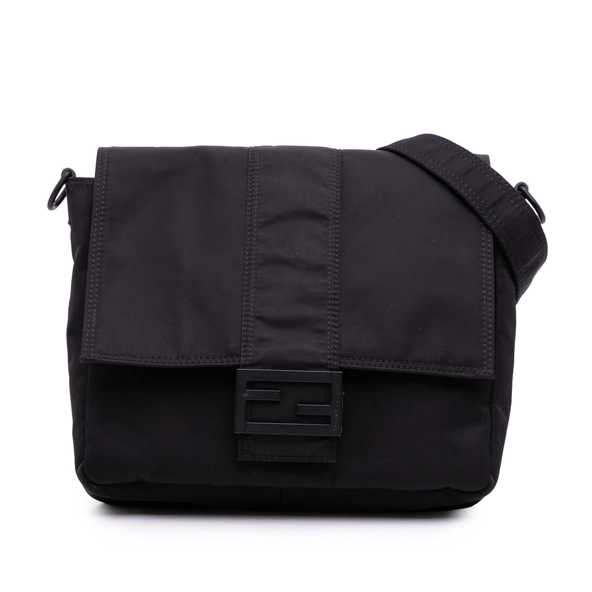 Fendi Medium Econyl Nylon Baguette Crossbody