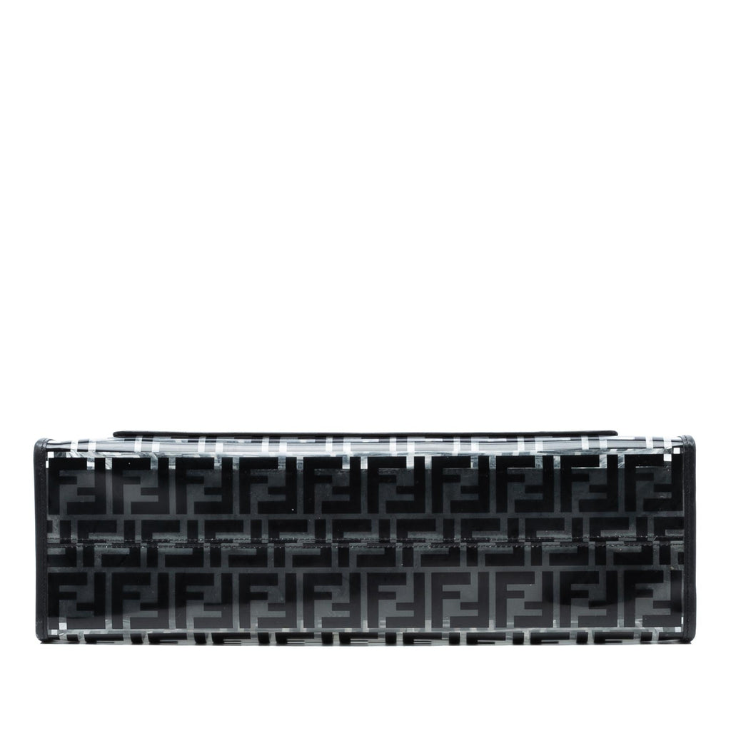 Fendi Medium FF PVC and Vitello Century Runaway Shopper Tote