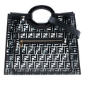 Fendi Medium FF PVC and Vitello Century Runaway Shopper Tote