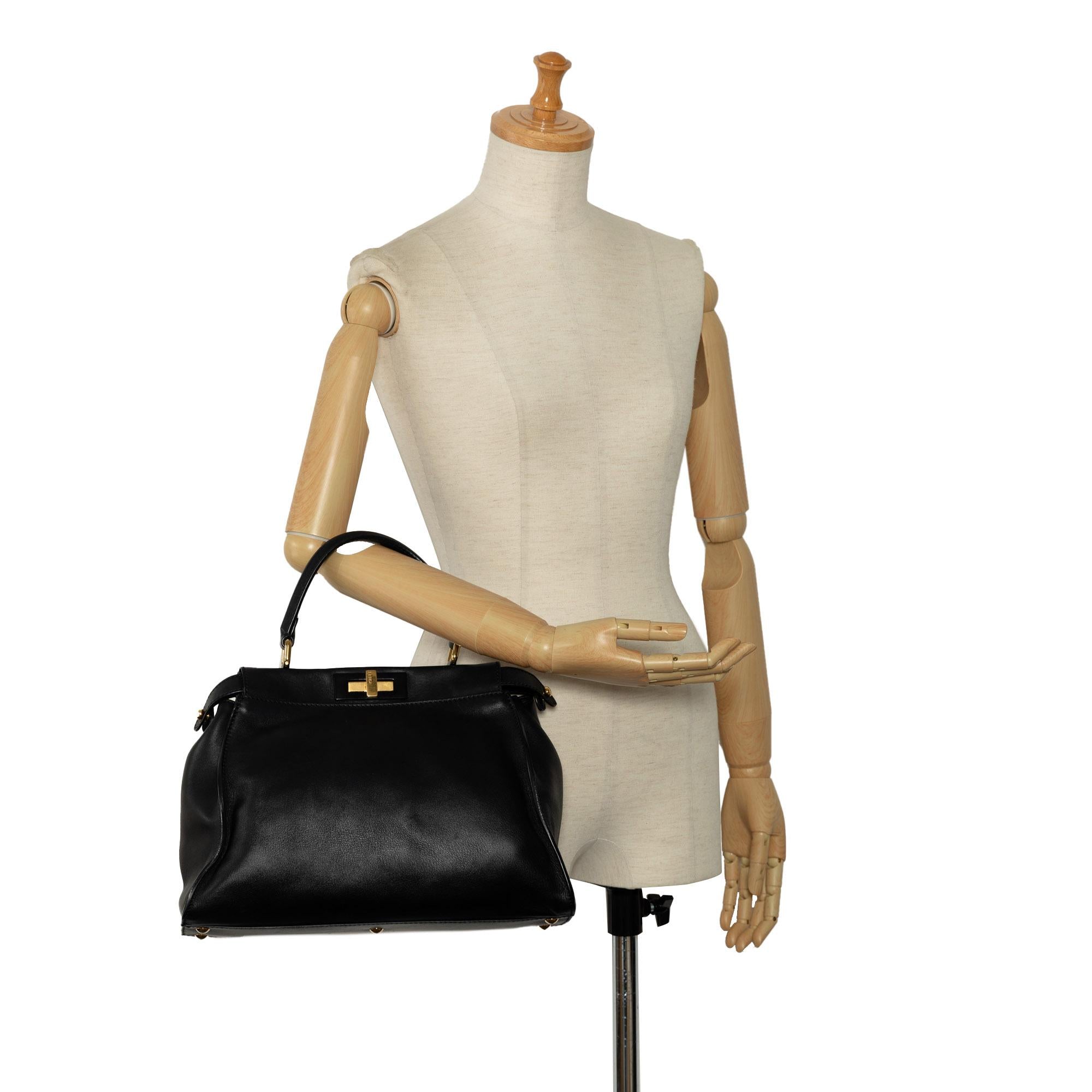 Fendi Medium Peekaboo Satchel