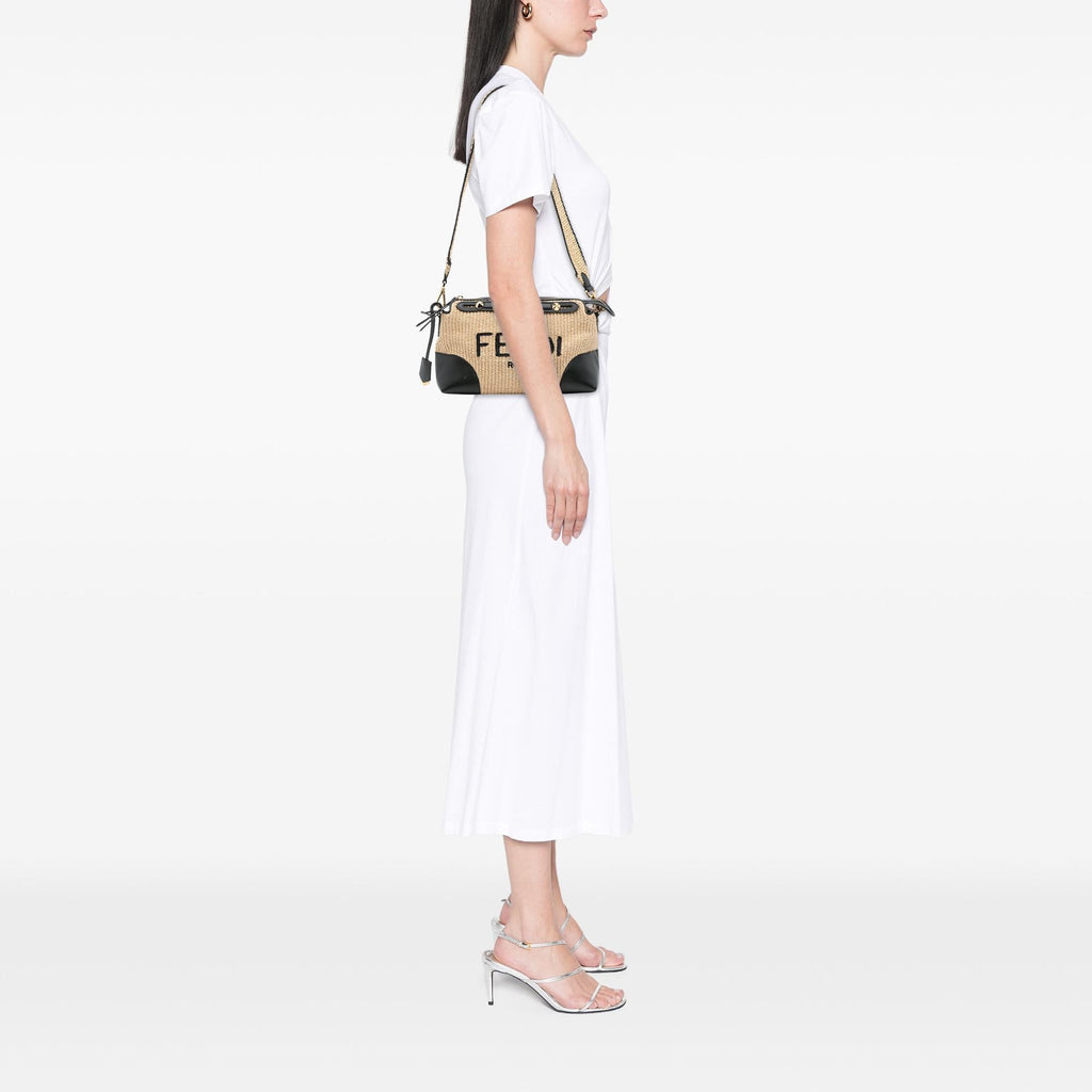 Fendi Medium Raffia By The Way Satchel