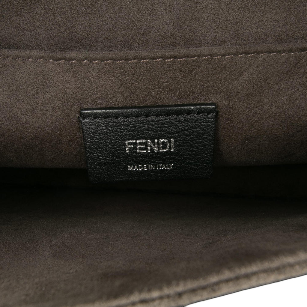 Fendi Medium Scalloped Leather Kan I Satchel