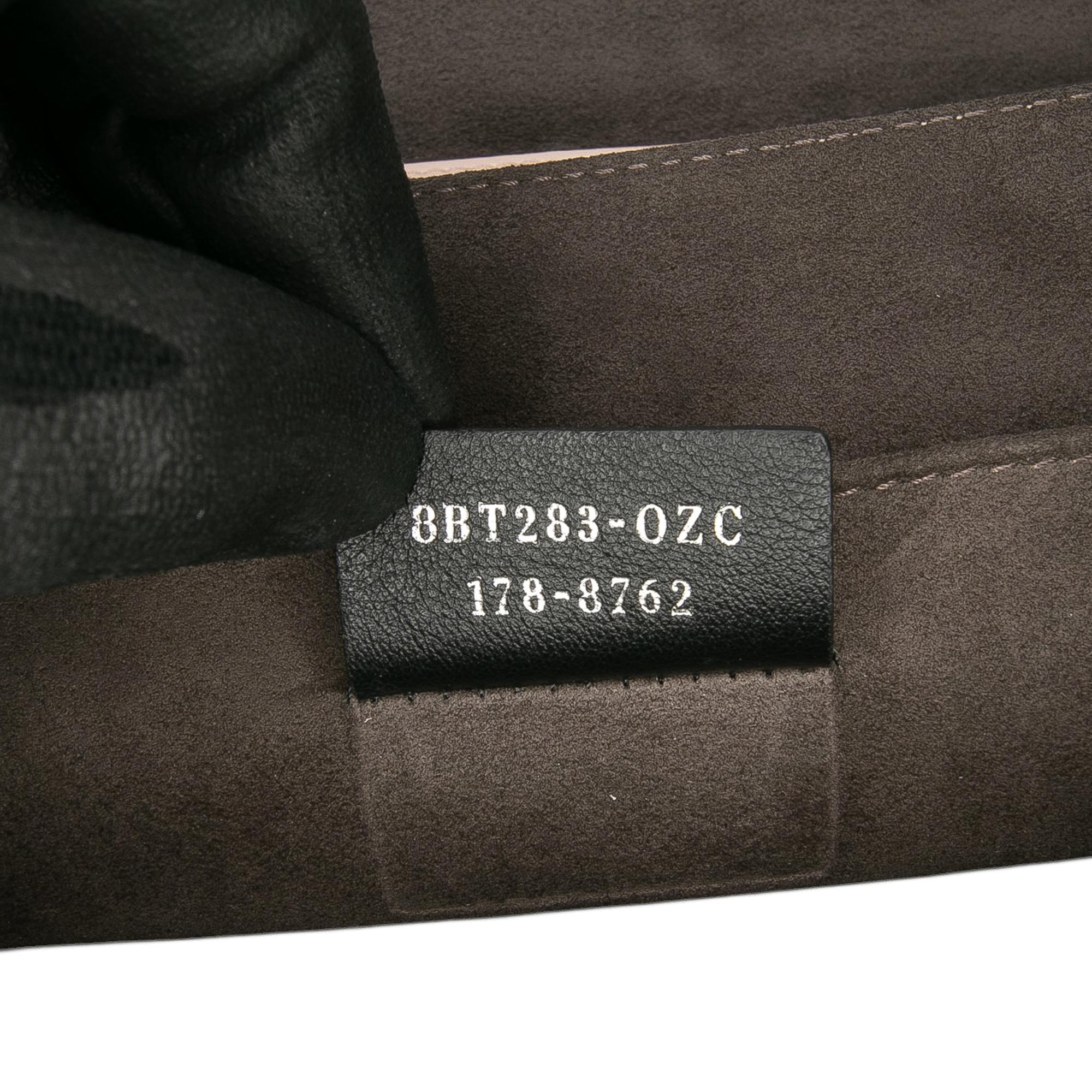 Fendi Medium Scalloped Leather Kan I Satchel