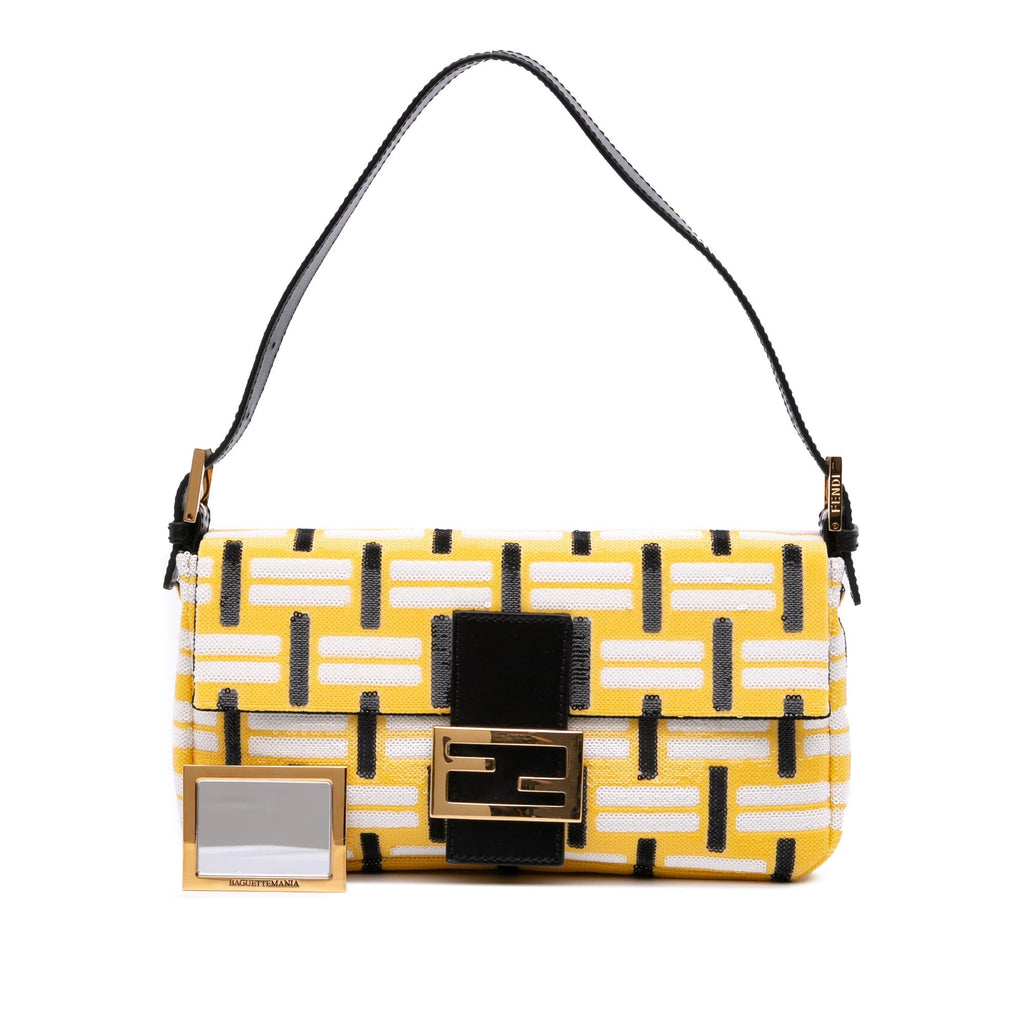 Fendi Medium Sequin Baguette