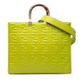 Fendi Medium Zucca Embossed Leather Sunshine Shopper Tote