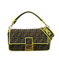 Fendi Medium Zucca Fluo Trim Baguette Satchel (SHG-jS2nD7)