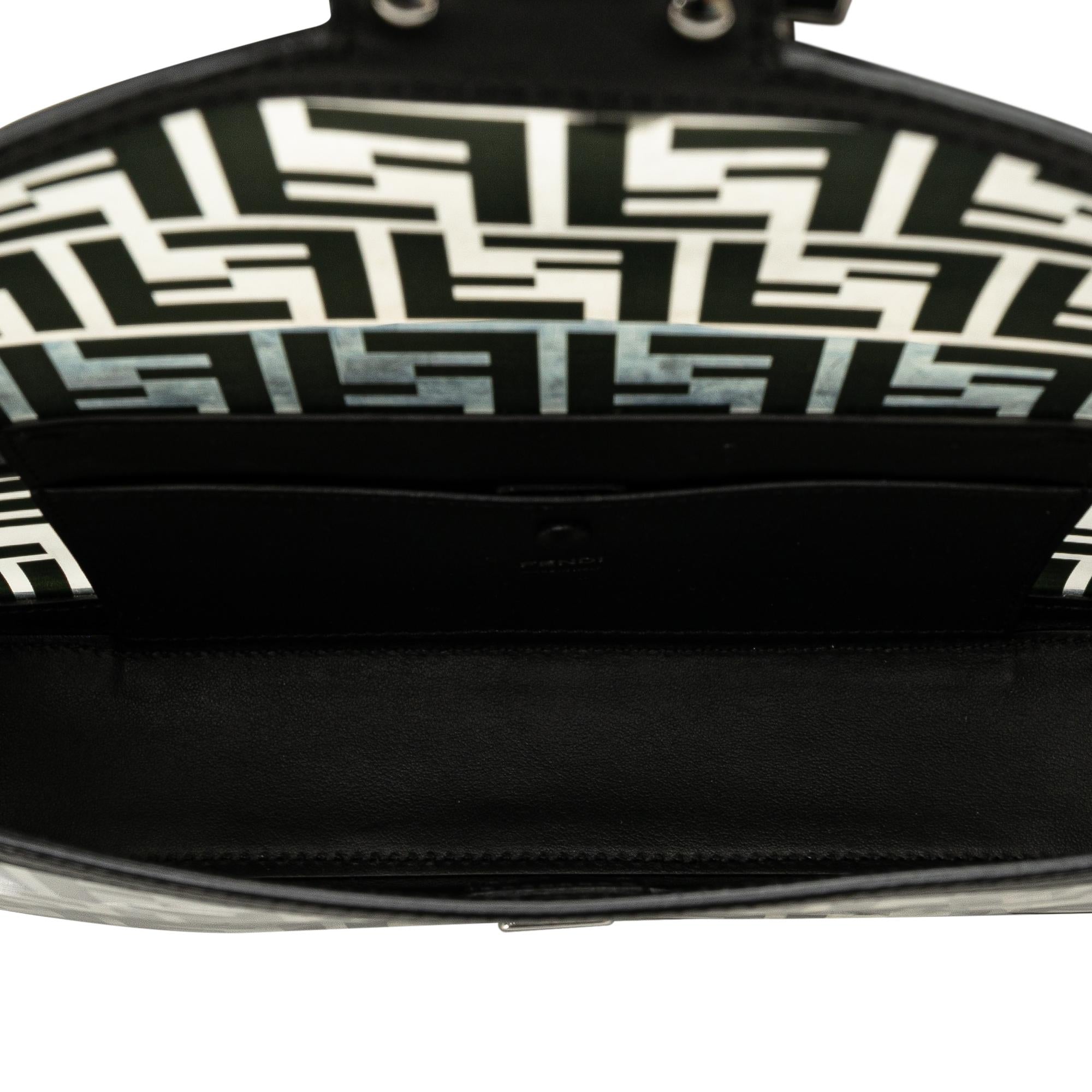Fendi Medium Zucca PVC Baguette Satchel