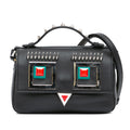 Fendi Micro Hypnoteyes Double Baguette Satchel
