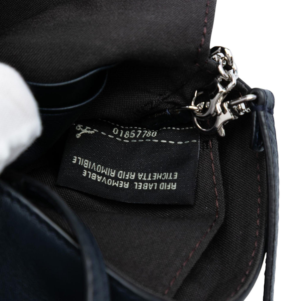 Fendi Micro Leather Baguette Satchel
