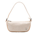 Fendi Micro Zucchino Canvas Shoulder Bag