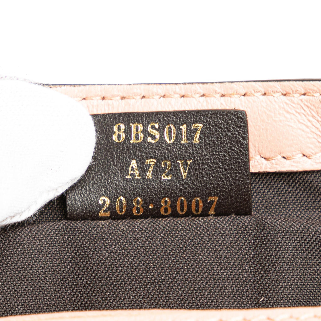 Fendi Mini Embossed Zucca Baguette Satchel
