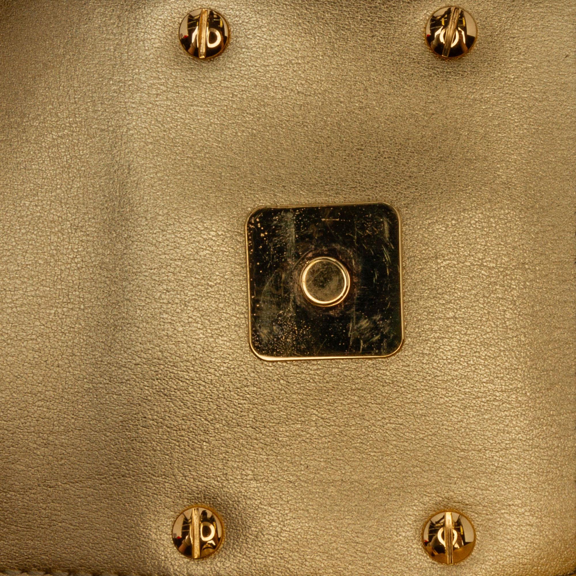 Fendi Mini Leather Cookie Hobo