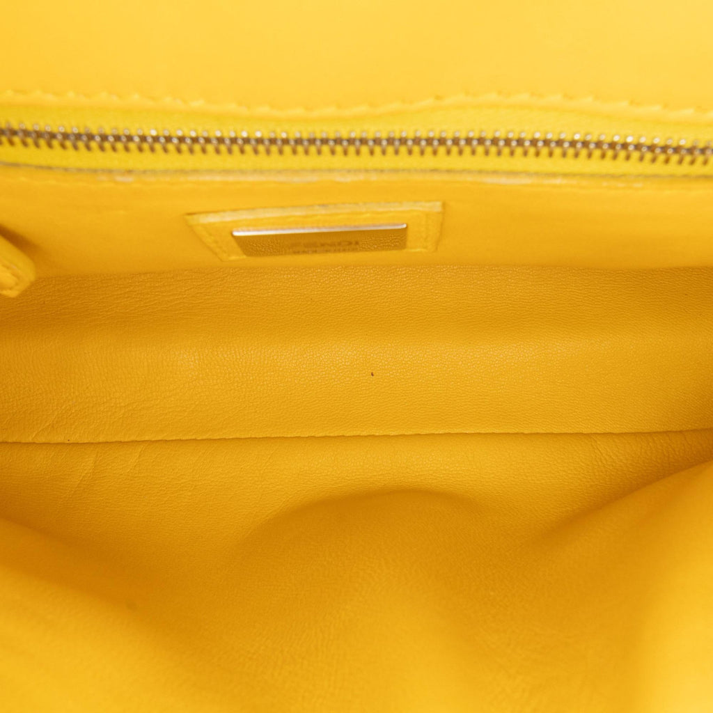 Fendi Mini Leather Iconic Peekaboo Satchel (SHG-wmlBOy)