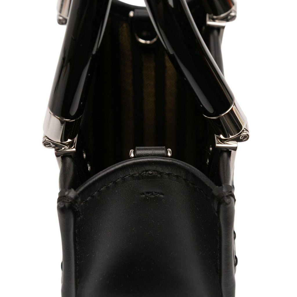 Fendi Mini Leather Sunshine Shopper Tote