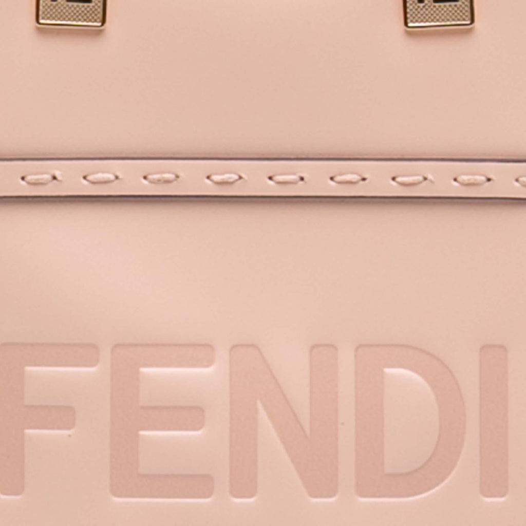 Fendi Mini Leather Sunshine Shopper Tote