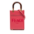 Fendi Mini Leather Sunshine Shopper Tote