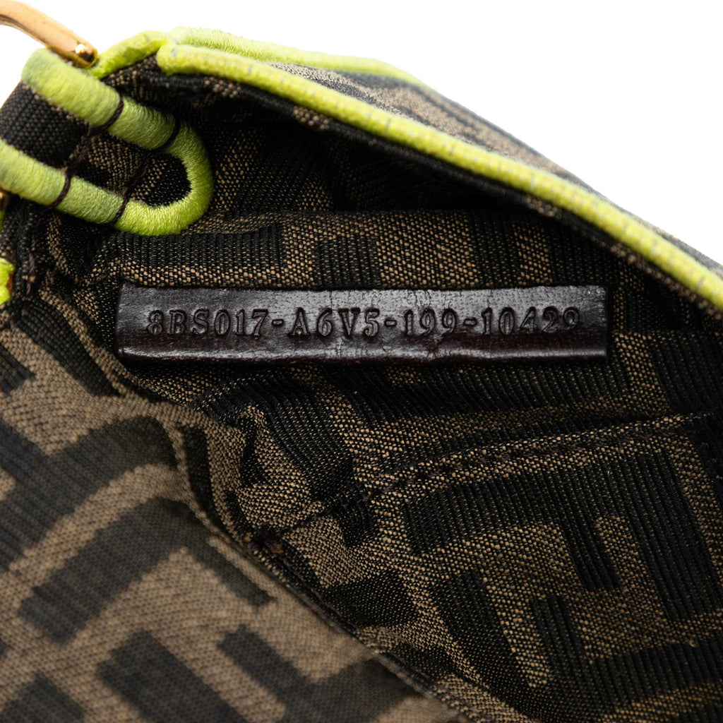 Fendi Mini Zucca Canvas 1974 Roma Amor Baguette Crossbody