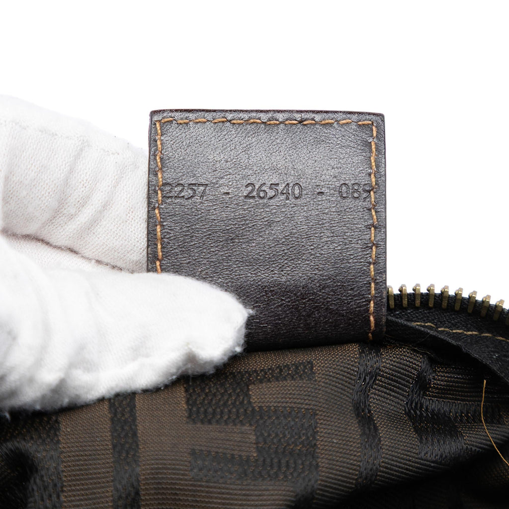 Fendi Mini Zucca Canvas Handbag