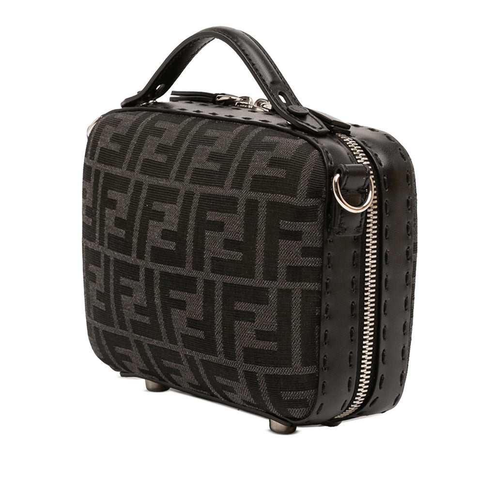 Fendi Mini Zucca Canvas Suitcase Bag
