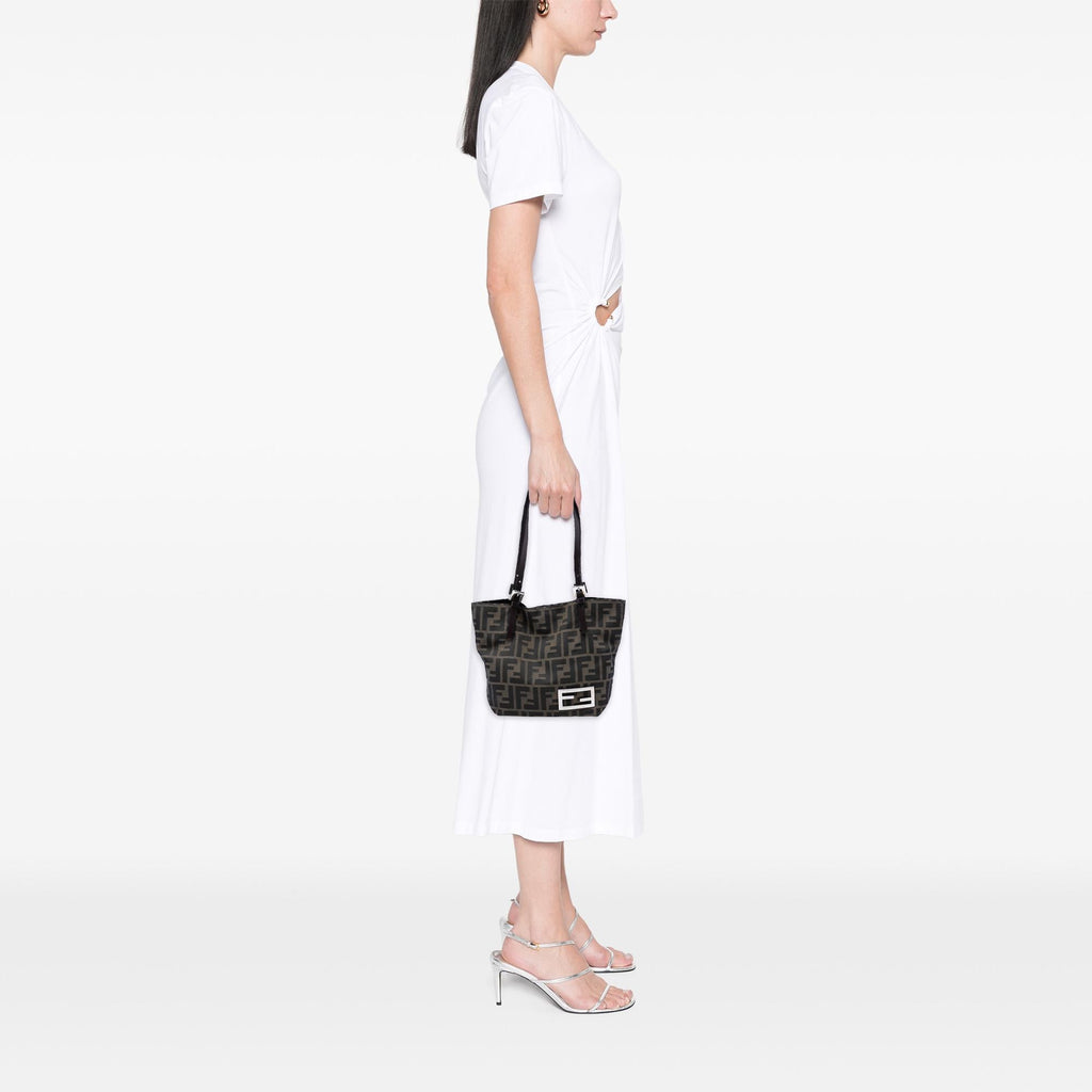 Fendi Mini Zucca Canvas Tote