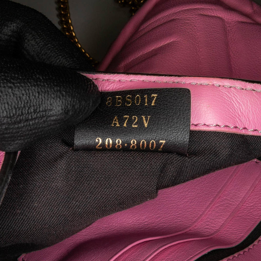 Fendi Mini Zucca Embossed Baguette Satchel