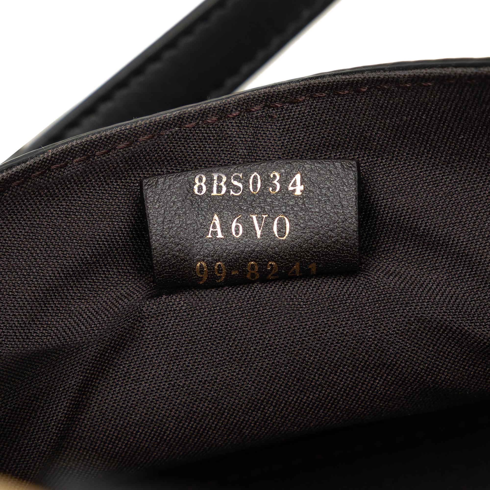 Fendi Mini Zucca Glazed Fabric Cage Baguette (SHG-jAfJja)