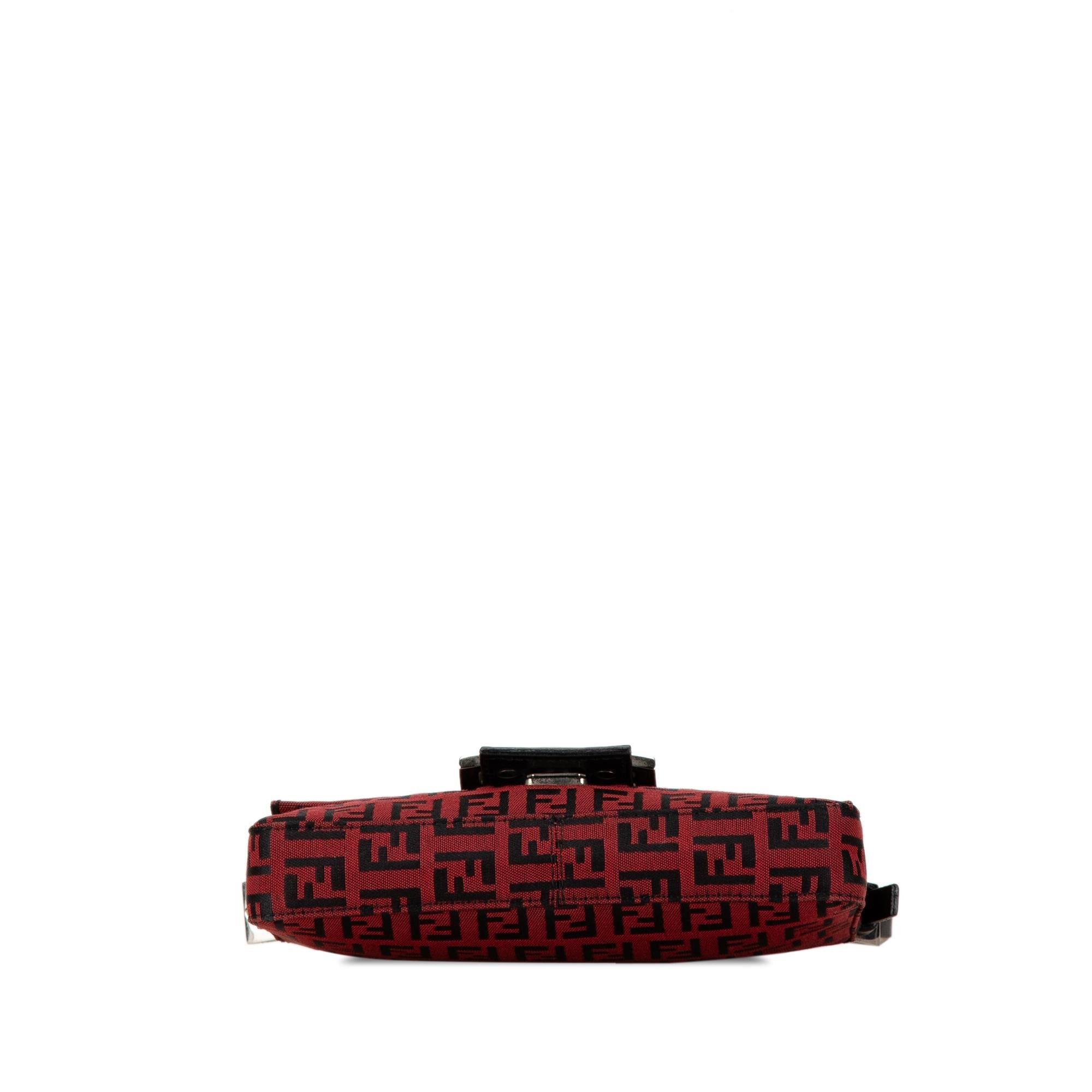 Fendi Mini Zucchino Canvas Baguette