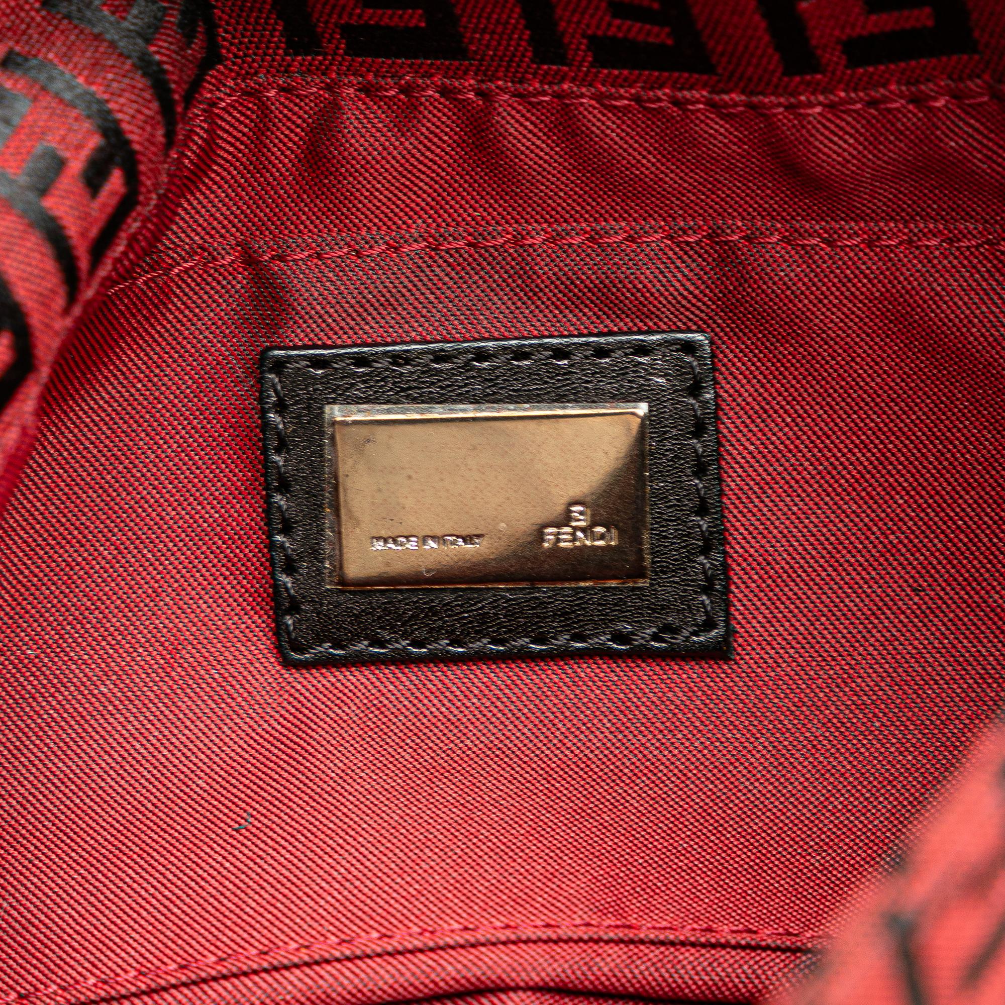 Fendi Mini Zucchino Canvas Baguette