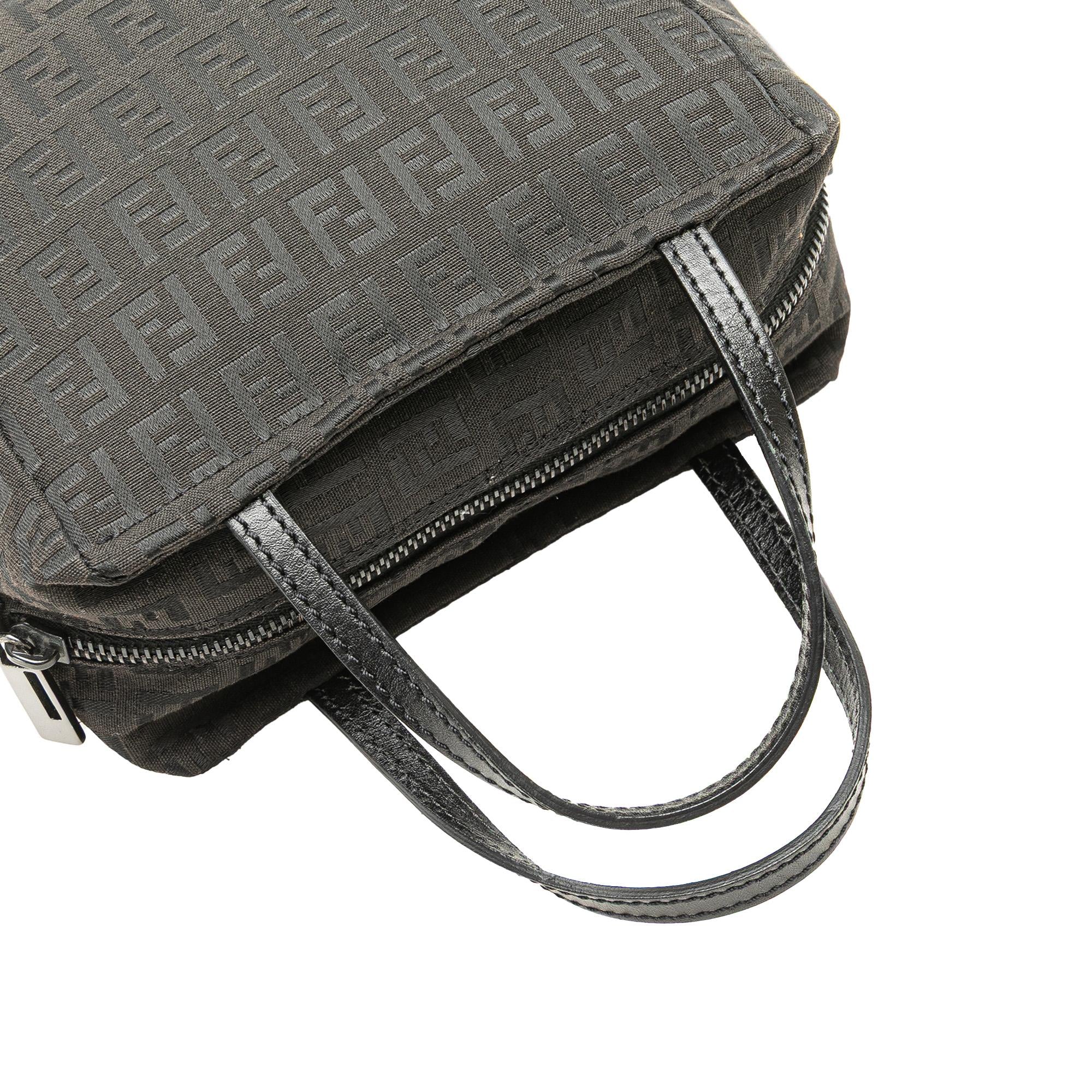 Fendi Mini Zucchino Canvas Handbag