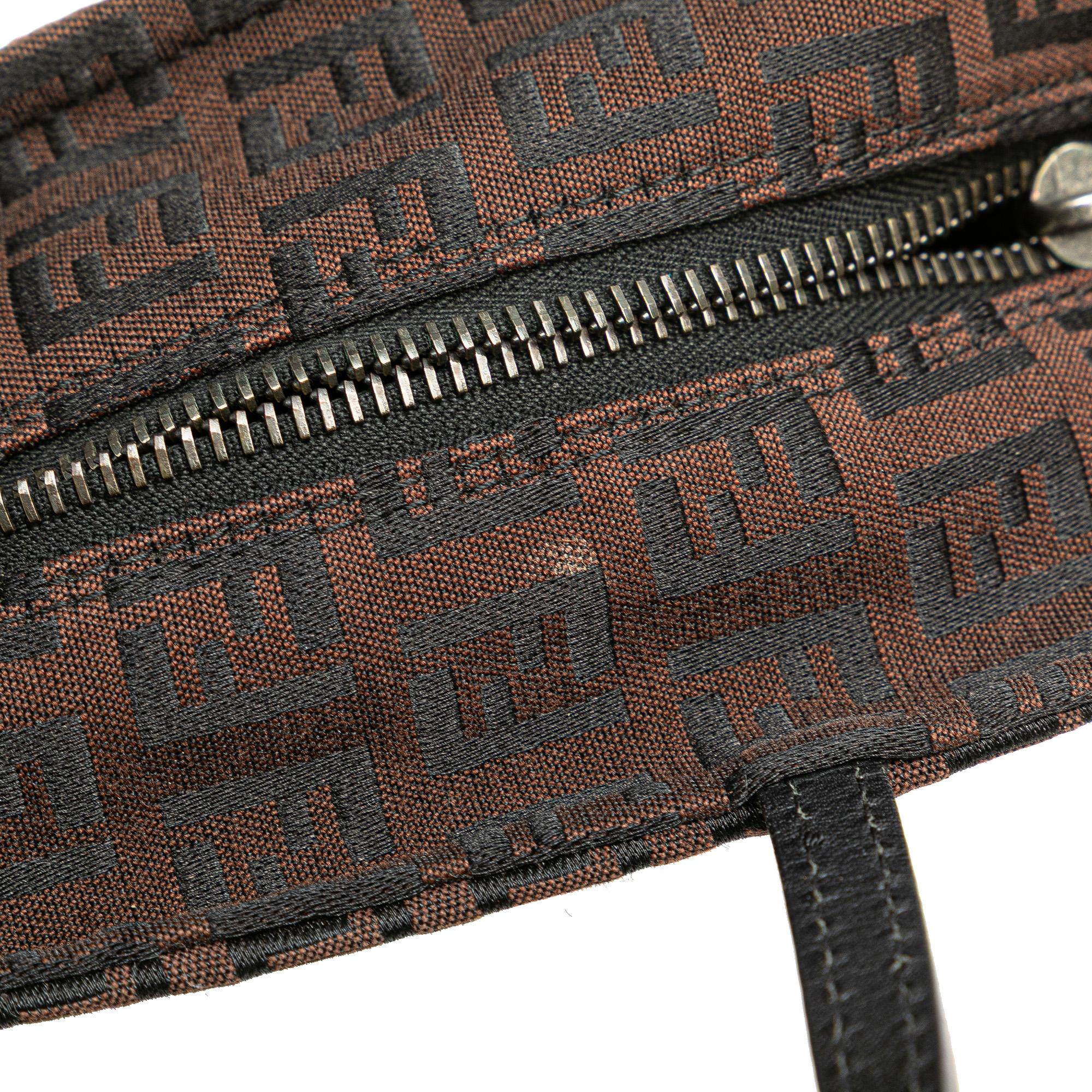 Fendi Mini Zucchino Canvas Handbag
