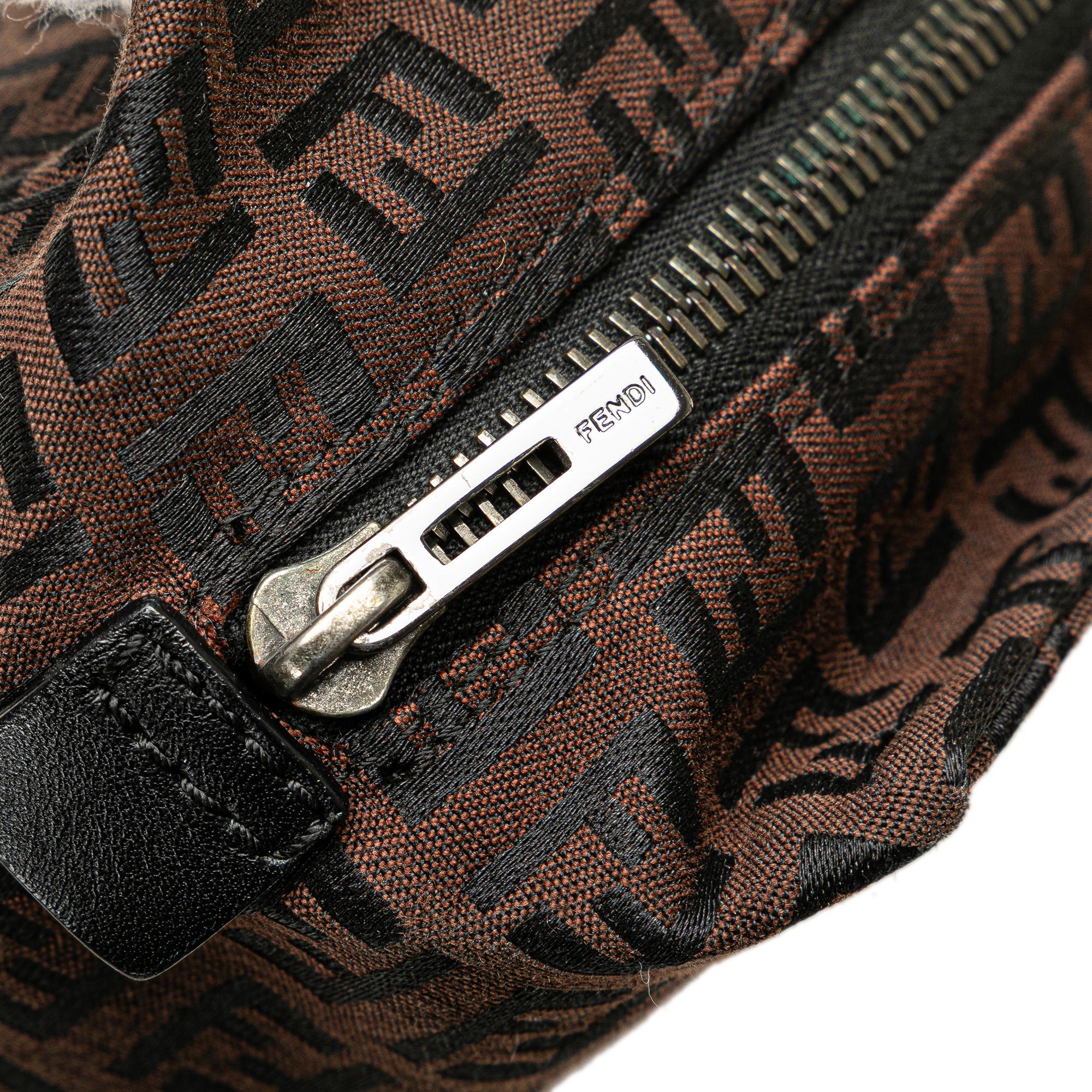 Fendi Mini Zucchino Canvas Handbag
