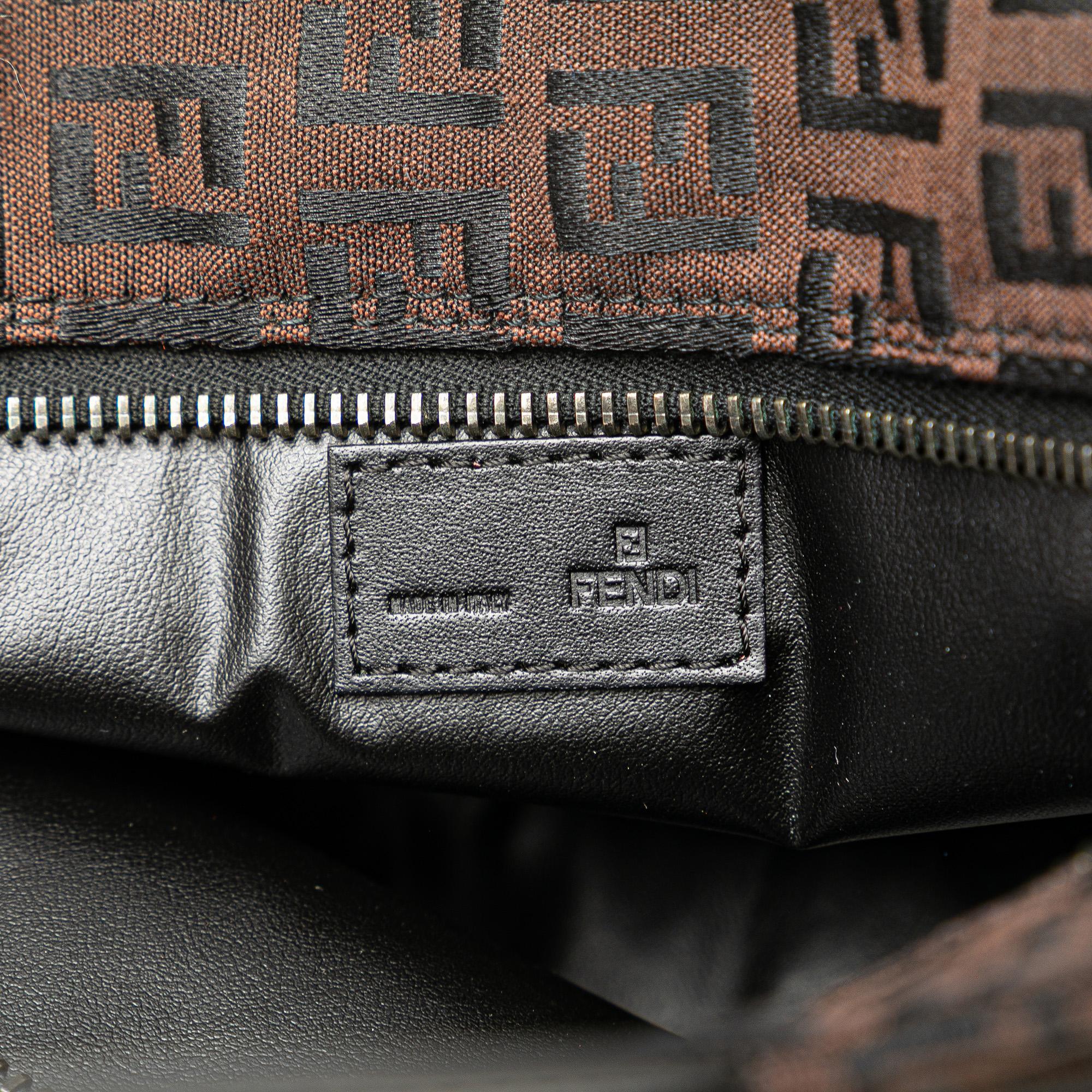 Fendi Mini Zucchino Canvas Handbag
