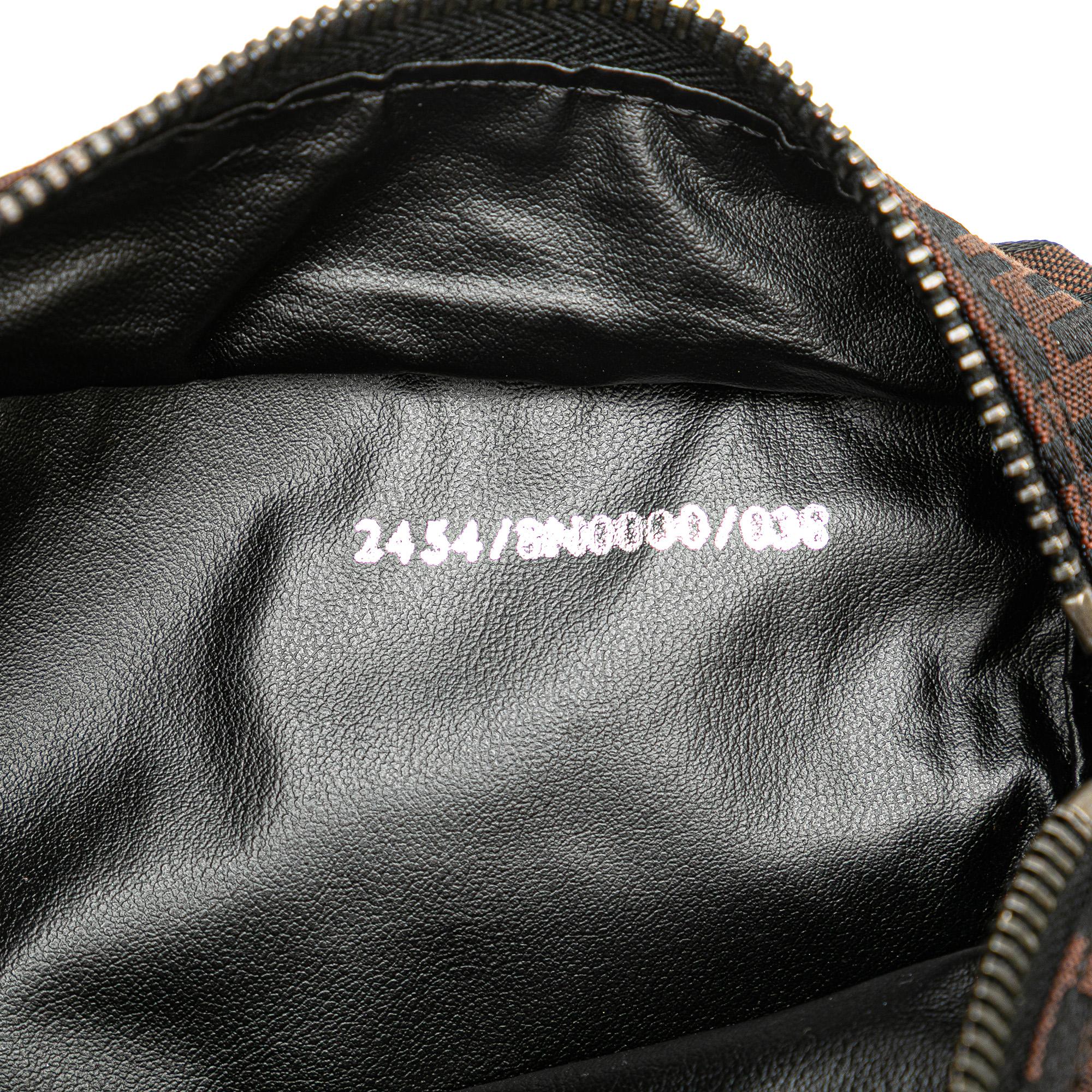 Fendi Mini Zucchino Canvas Handbag
