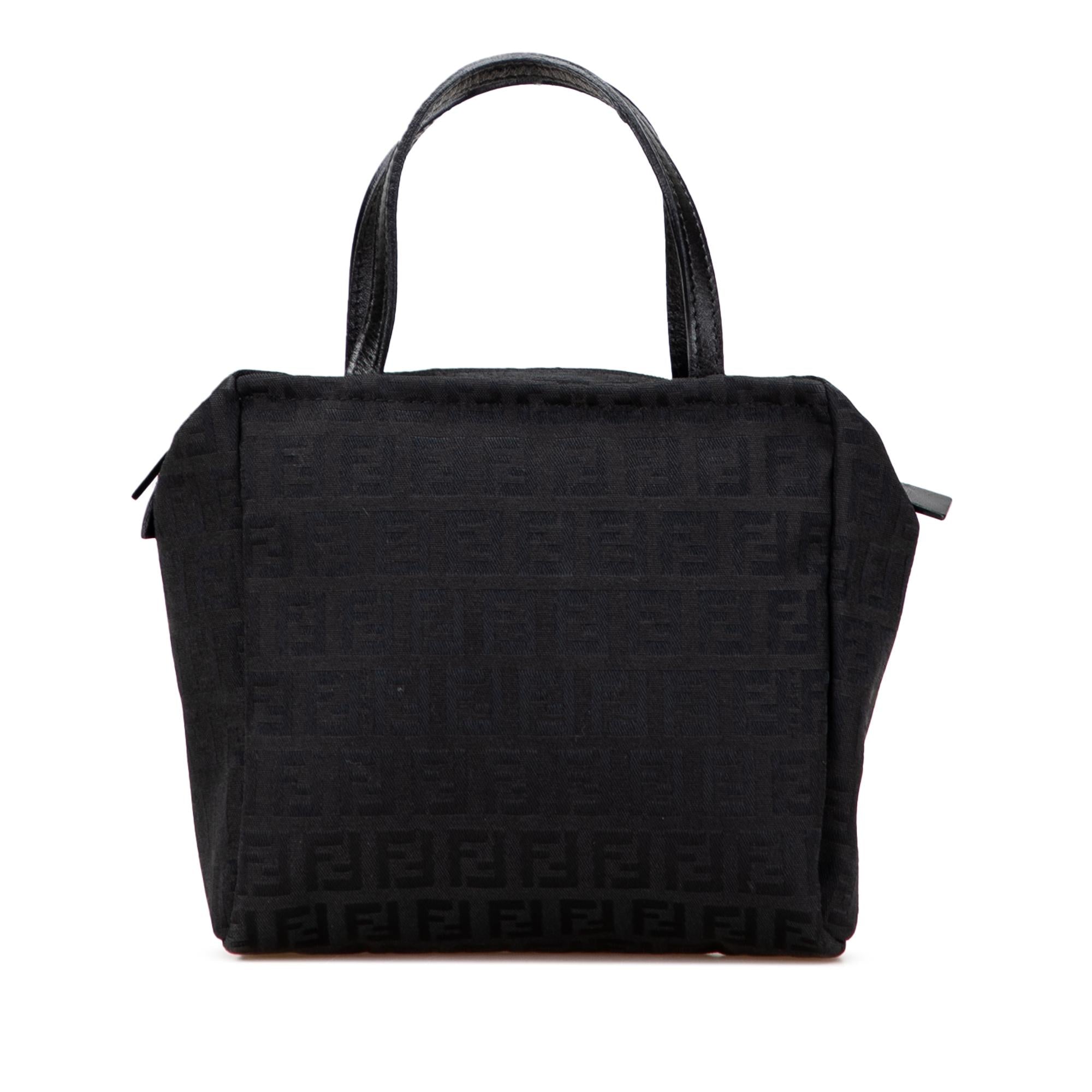 Fendi Mini Zucchino Canvas Handbag