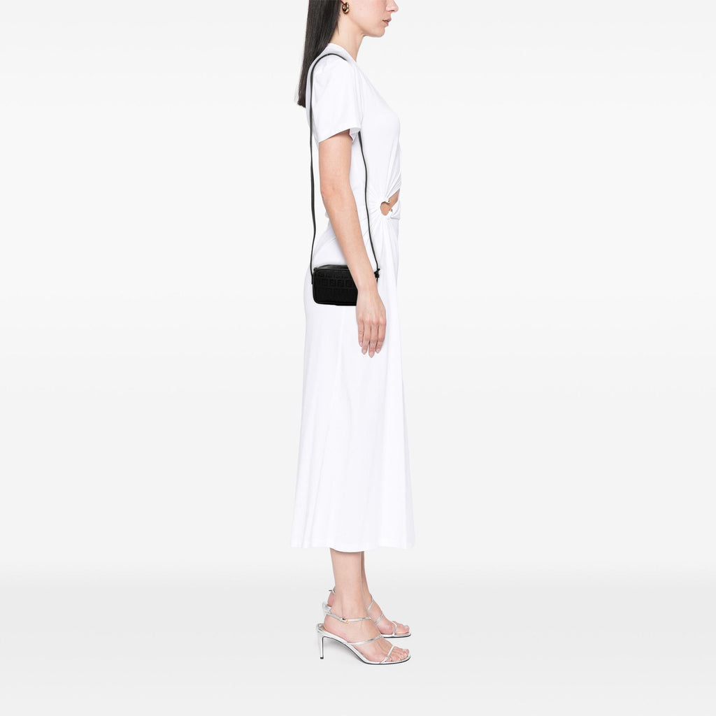 Fendi Mini Zucchino Canvas Zip Crossbody