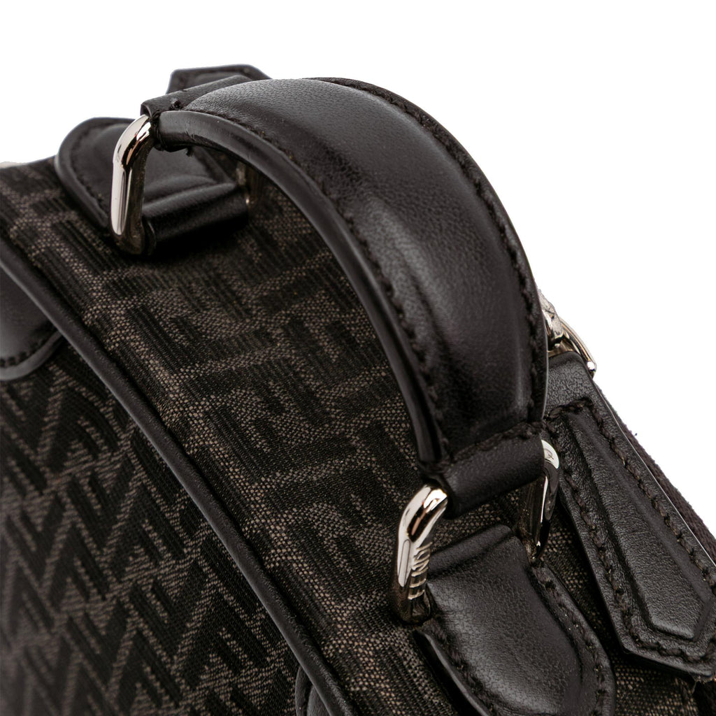 Fendi Mini Zucchino Recycled Jacquard Trolley Satchel
