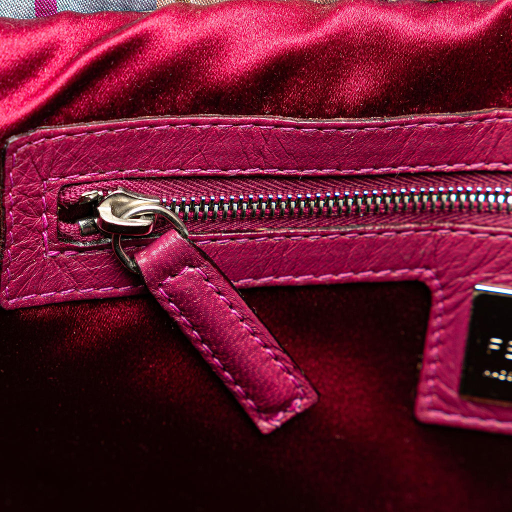 Fendi Multicolor Zucca Nylon Crossbody (SHG-5MQTj2)
